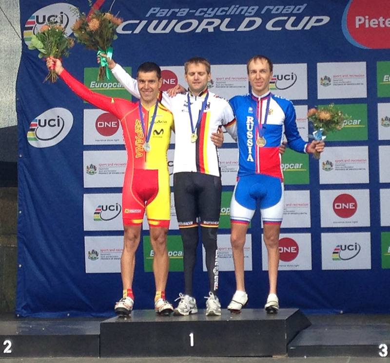 Dos medallas para Eduardo Santas en la última prueba de la Copa del Mundo